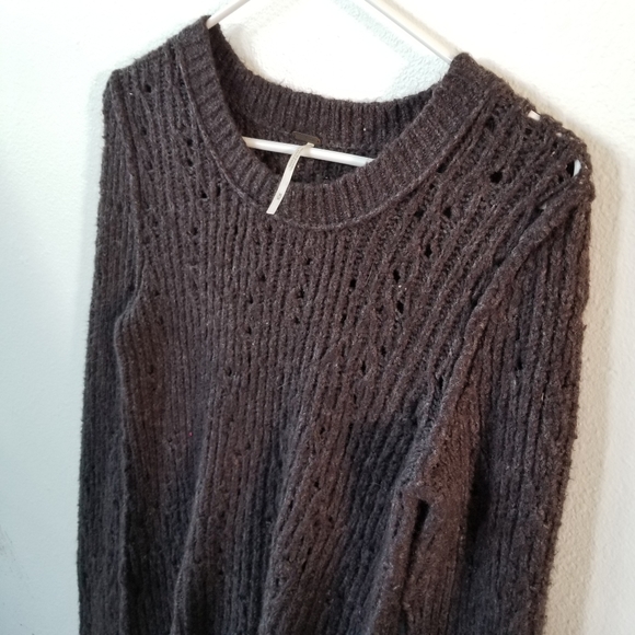 Free People Wool/Cotton Blend Sweater - Picture 2 of 9